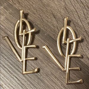 LOVE earrings
